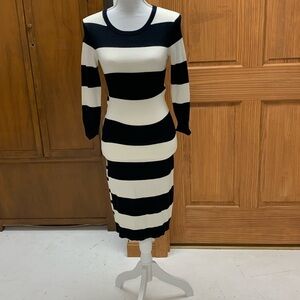 COPY - Philosophy striped knit sweater dress